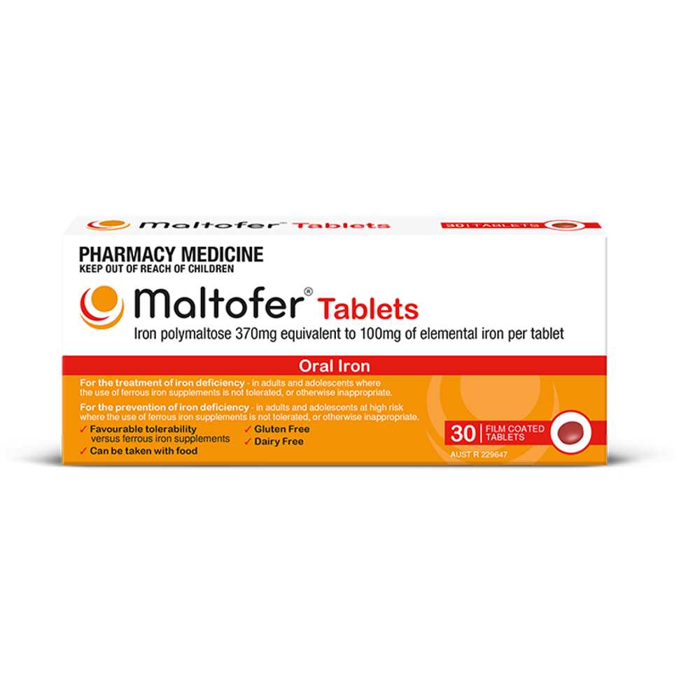 Maltofer Oral Iron 100mg 30 Tablets