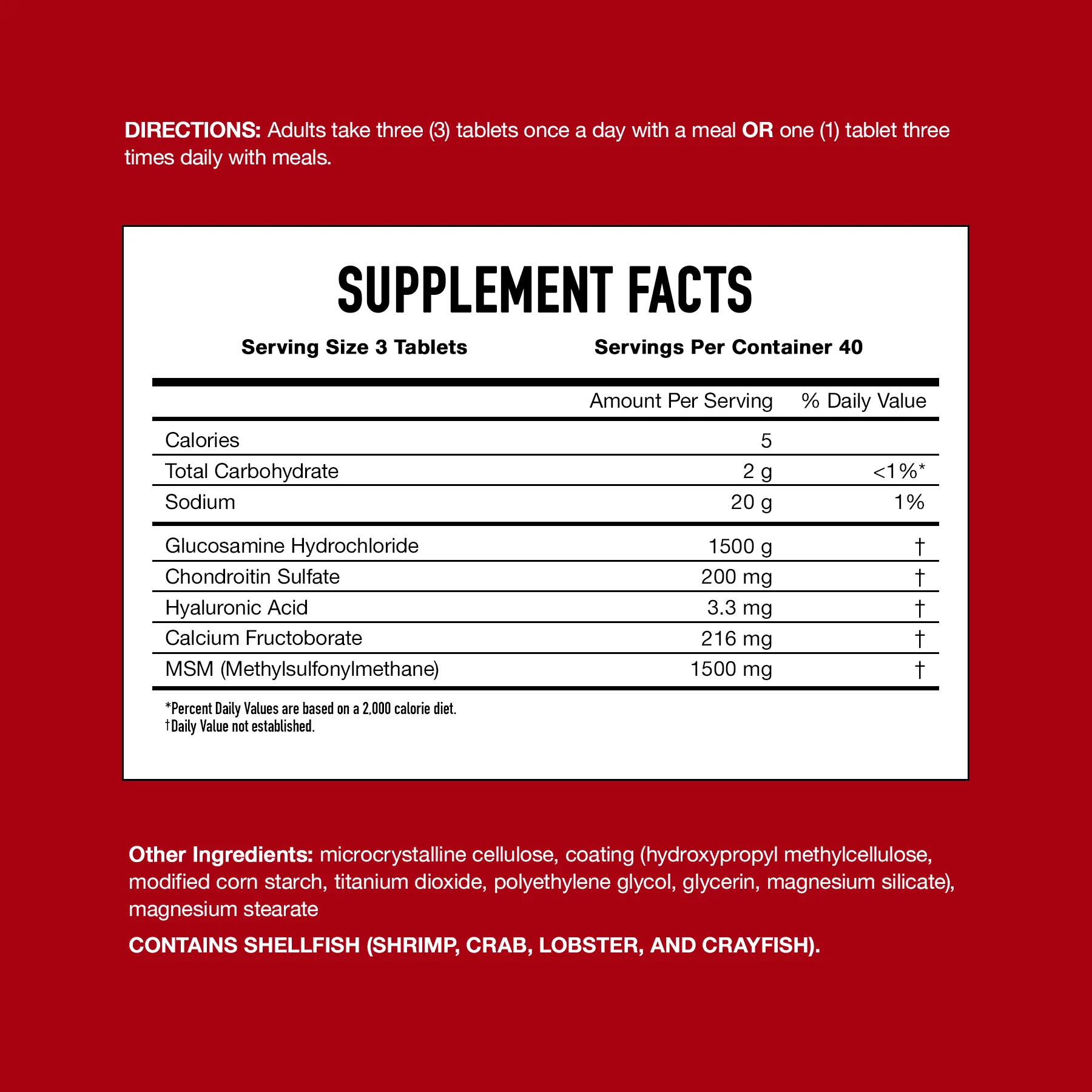 Move Free Advanced Joint Support, Glucosamine, Chondroitin + Msm 120 Tablets thumbnail 3