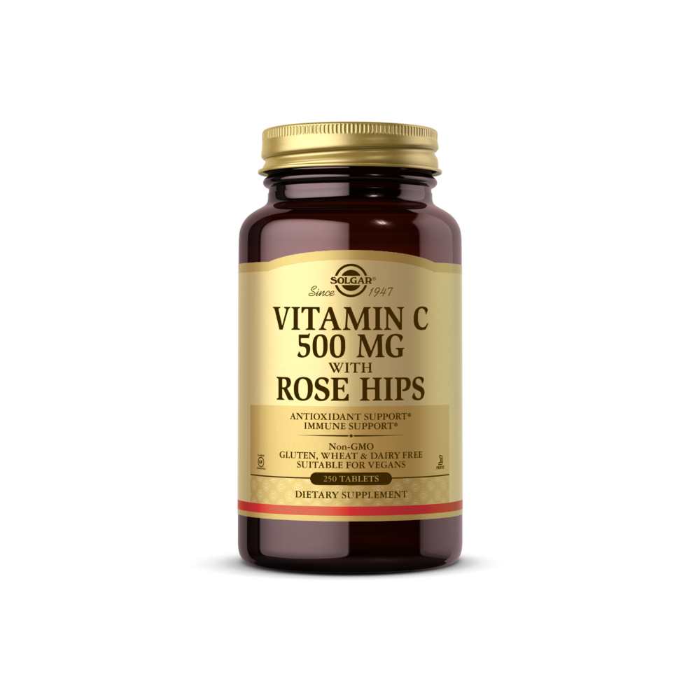 Solgar Vitamin C 500 Mg with Rose Hips 100 Tablets thumbnail 2