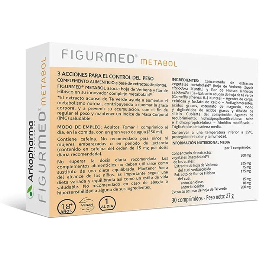 Arkopharma Figurmed Metabol – 3-Step Formula for Metabolism &amp; Fat Management thumbnail 2