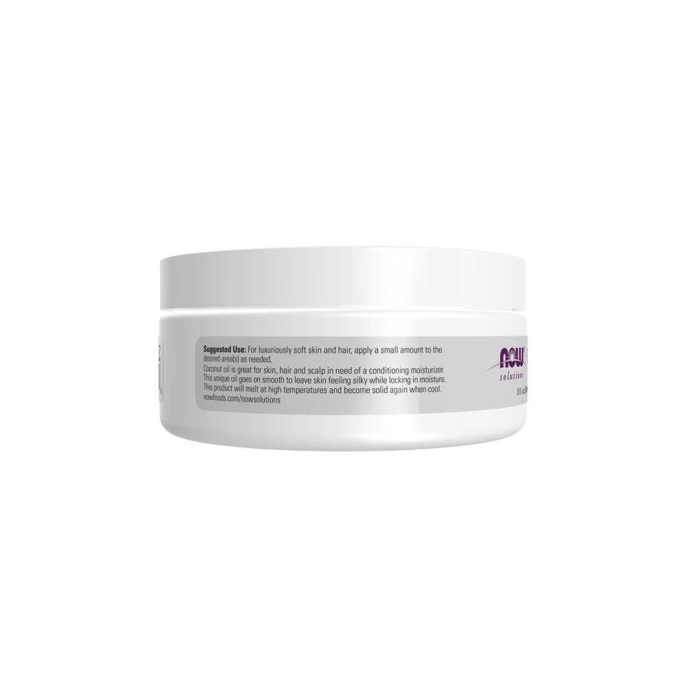 Now Foods Coconut Oil – 100% Pure &amp; Skin Softening – Multi-Purpose Moisturizing Oil – 89 M L thumbnail 2