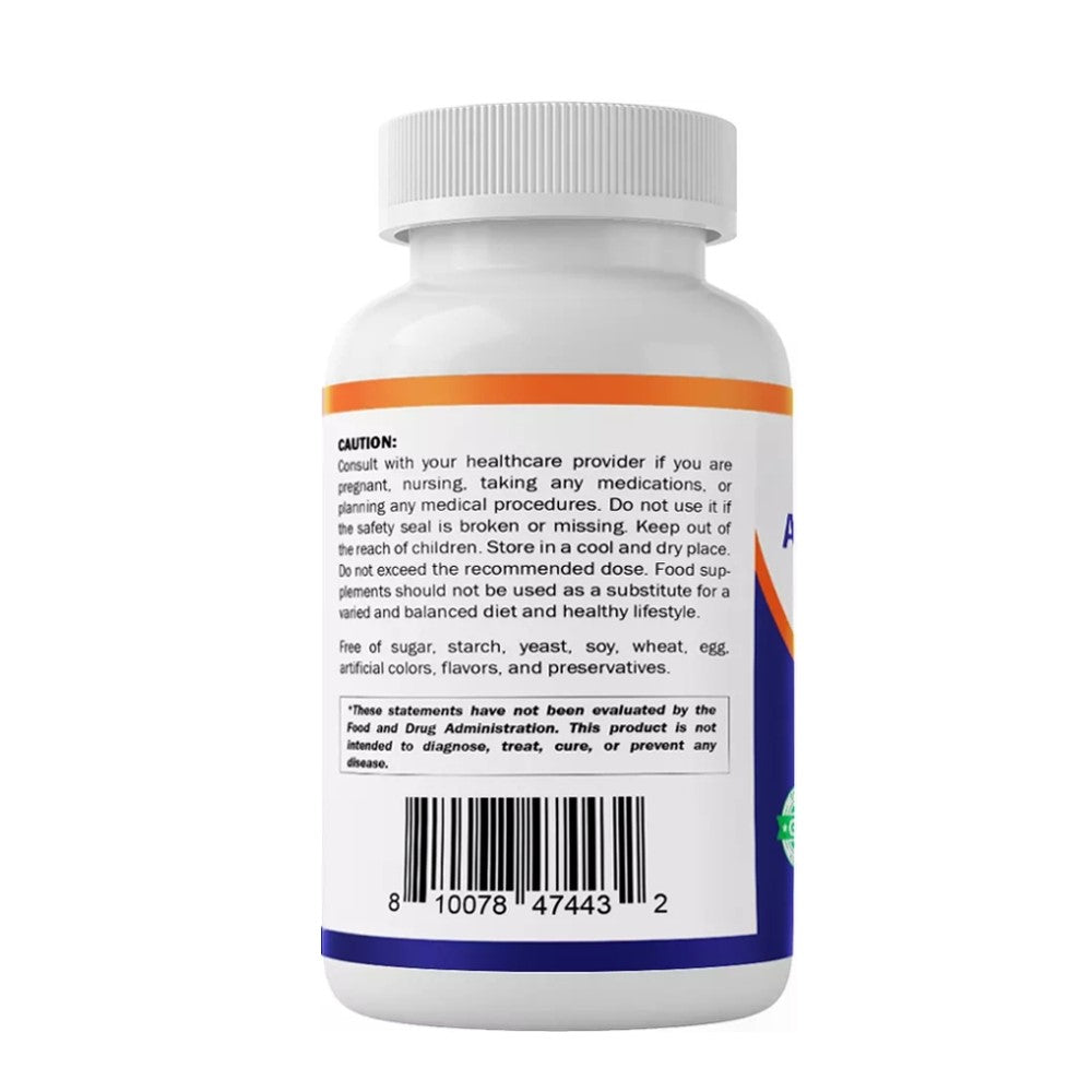 Vitamatic Alpha Lipoic Acid 600mg - Antioxidant Supplement 240 Veg Capsules - Quality Ala for Energy, Nerve &amp; Skin Health thumbnail 3