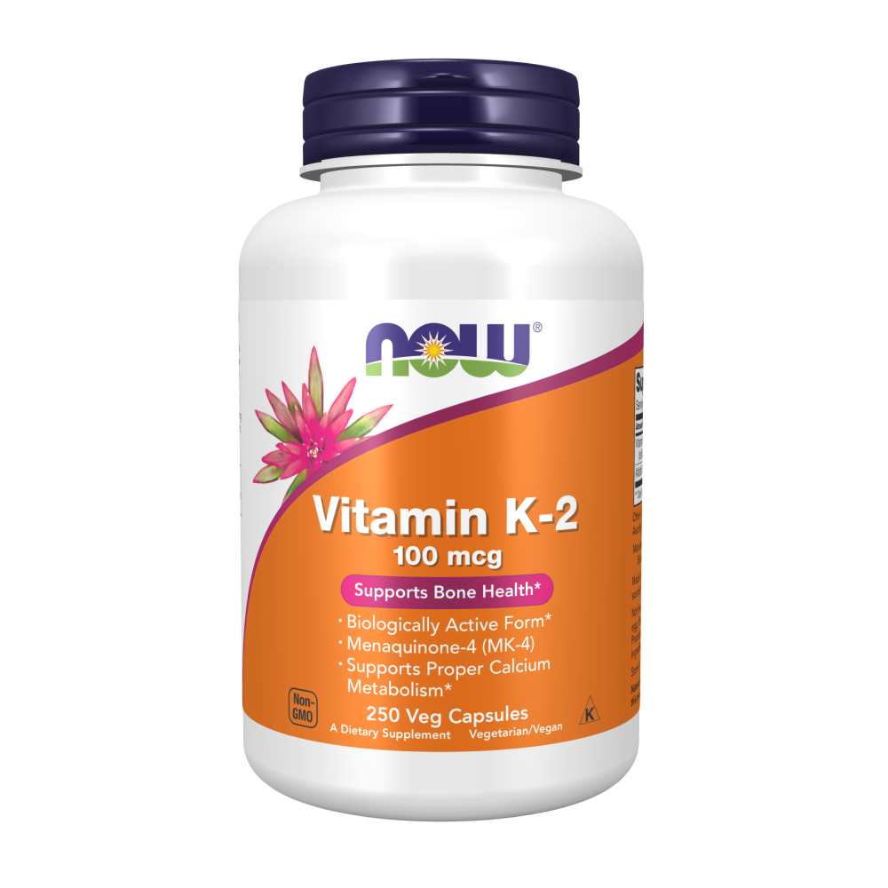 Now Foods Vitamin K-2 100 Mcg – Bone &amp; Calcium Support – 100 Veg Capsules thumbnail 3