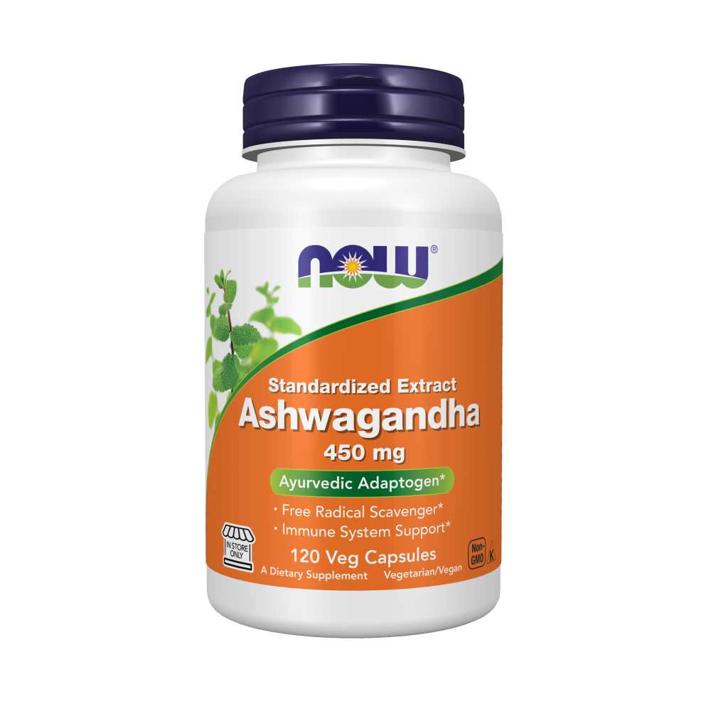 Now Foods Ashwagandha 450mg – Standardized Extract – Stress &amp; Immune Support – 90 Veg Capsules thumbnail 2