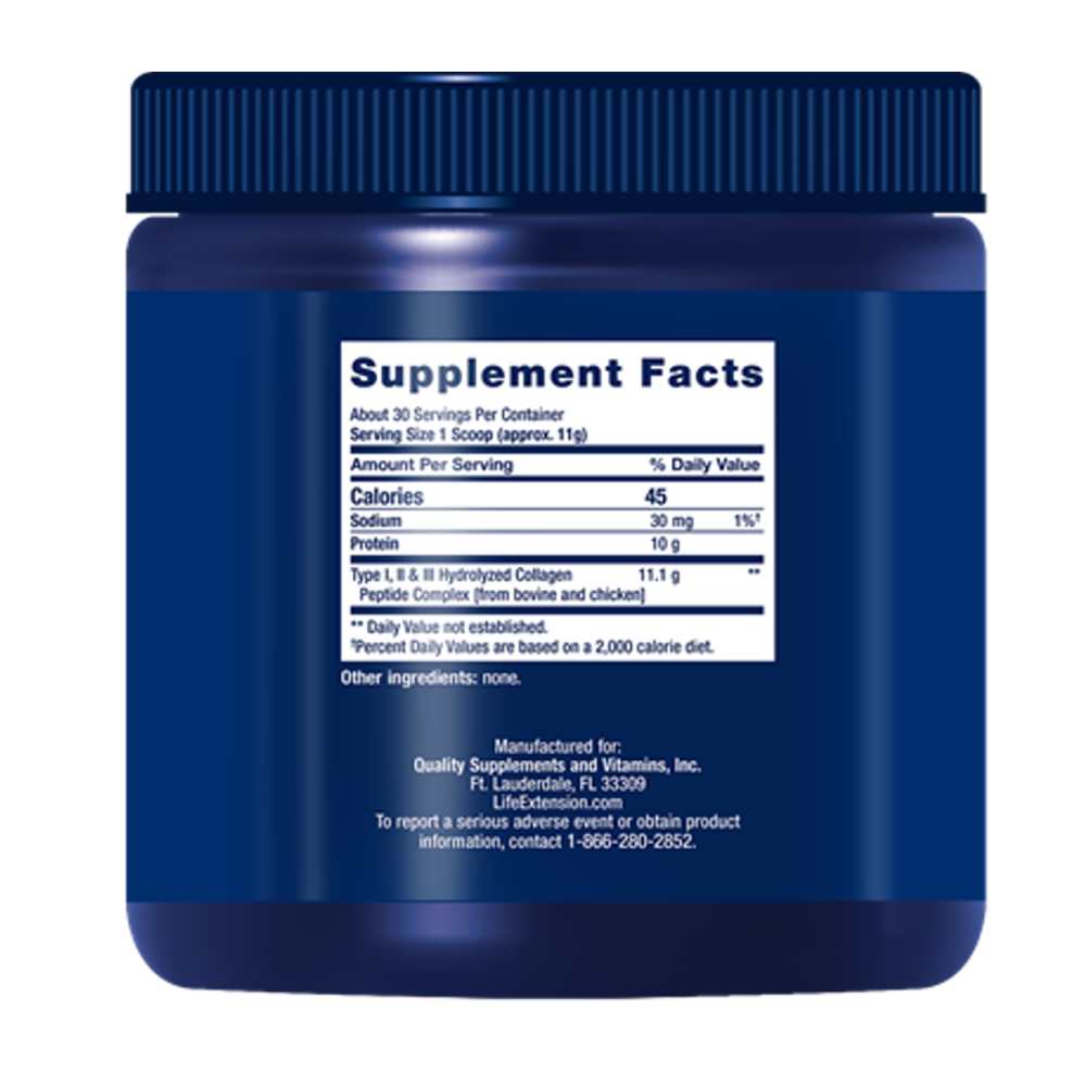 Life Extension Collagen Peptides for Skin &amp; Joints – 343g thumbnail 2