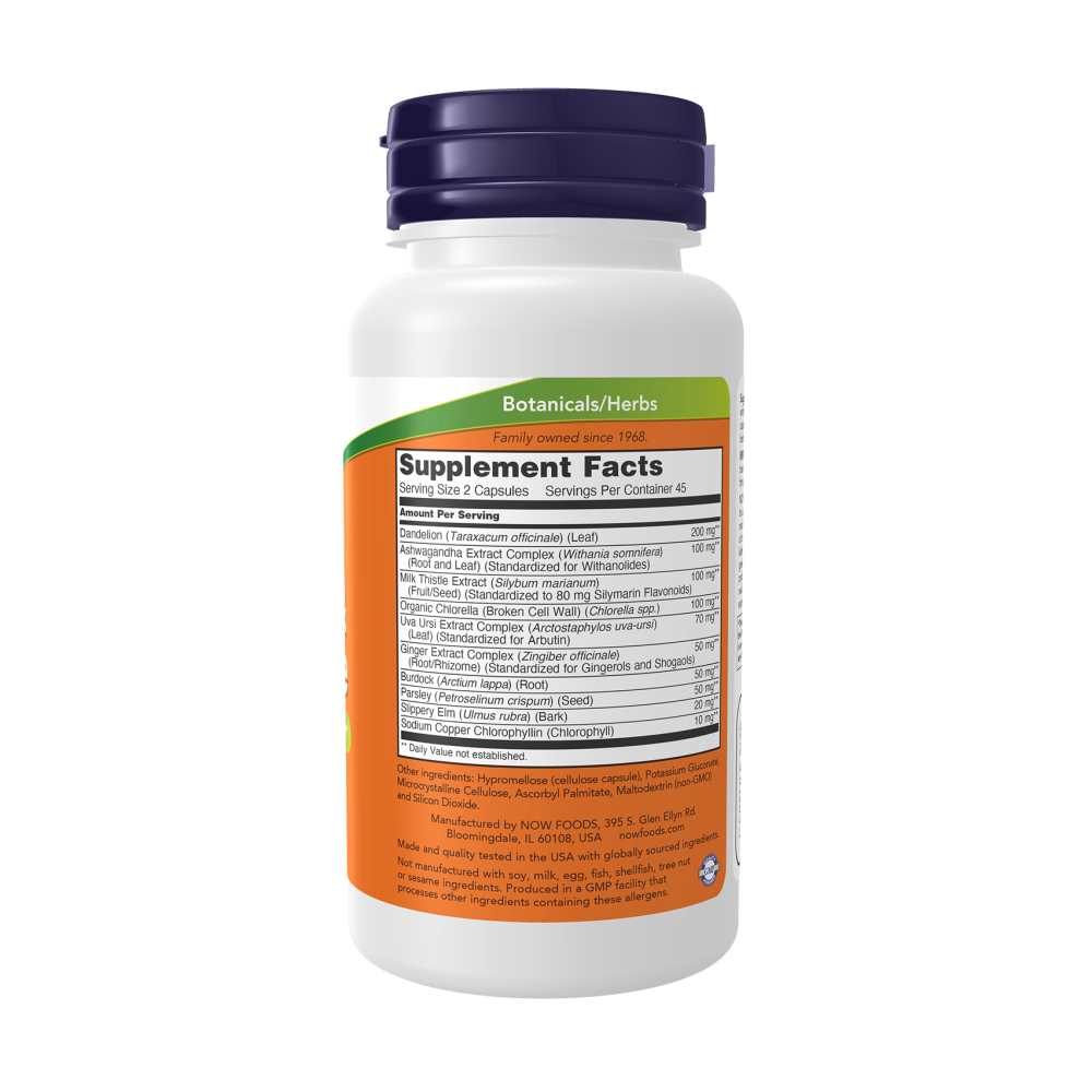 Now Foods Detox &amp; Cleanse – Liver &amp; Kidney Support for Toxin Elimination – Non-Gmo – 90 Capsules thumbnail 2