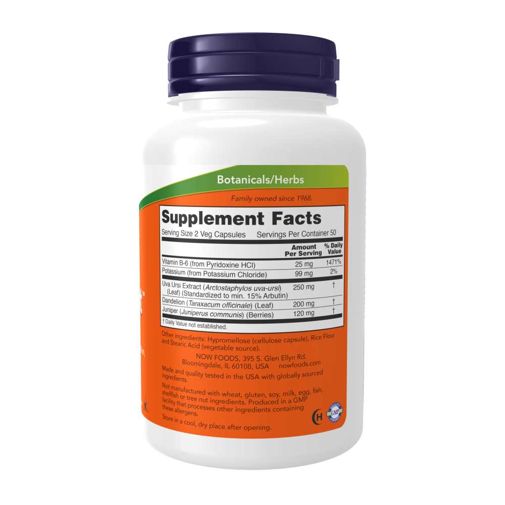 Now Foods Water out – Fluid Balance &amp; Urinary Tract Support – 100 Veg Capsules thumbnail 2
