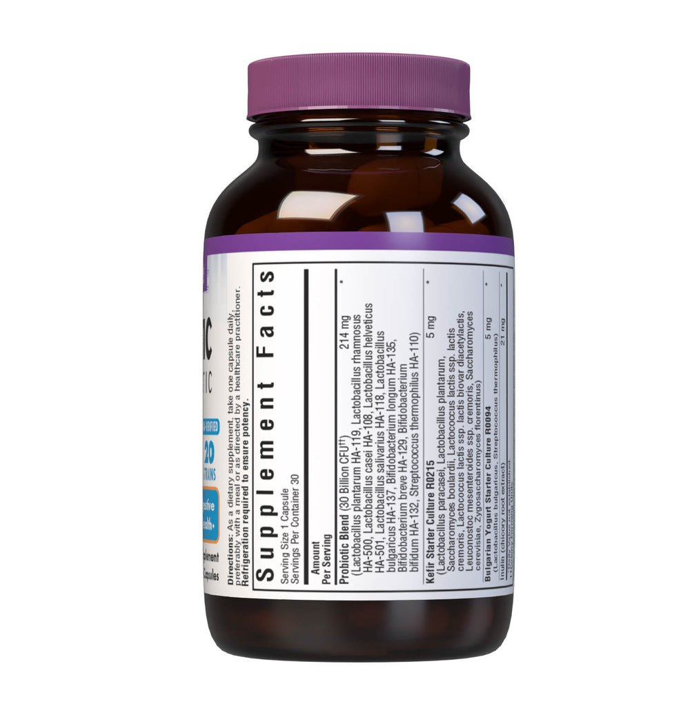 Bluebonnet Nutrition Probiotic &amp; Prebiotic 30 Billion 30 Caps thumbnail 2