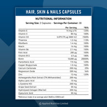 Applied Nutrition Hair, Skin &amp; Nails 60 Caps thumbnail 2