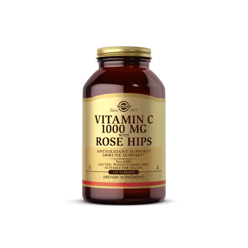 Solgar Vitamin C 1000 Mg with Rose Hips 100 Tablets thumbnail 2