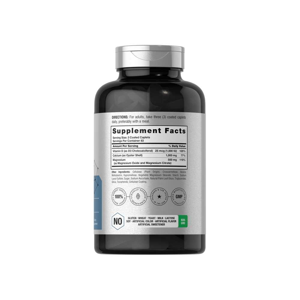Horbäach Calcium Magnesium | 250 Caplets thumbnail 2