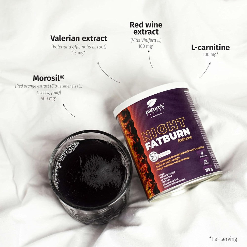 Nature’s Finest Night FatBurn Extreme – Morosil® &amp; L-Carnitine thumbnail 2
