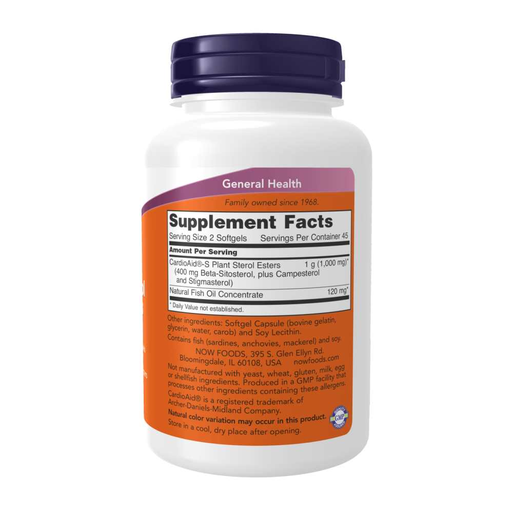 Now Foods Beta-Sitosterol Plant Sterols – Supports Heart &amp; Cholesterol Health – 90 Softgels thumbnail 3