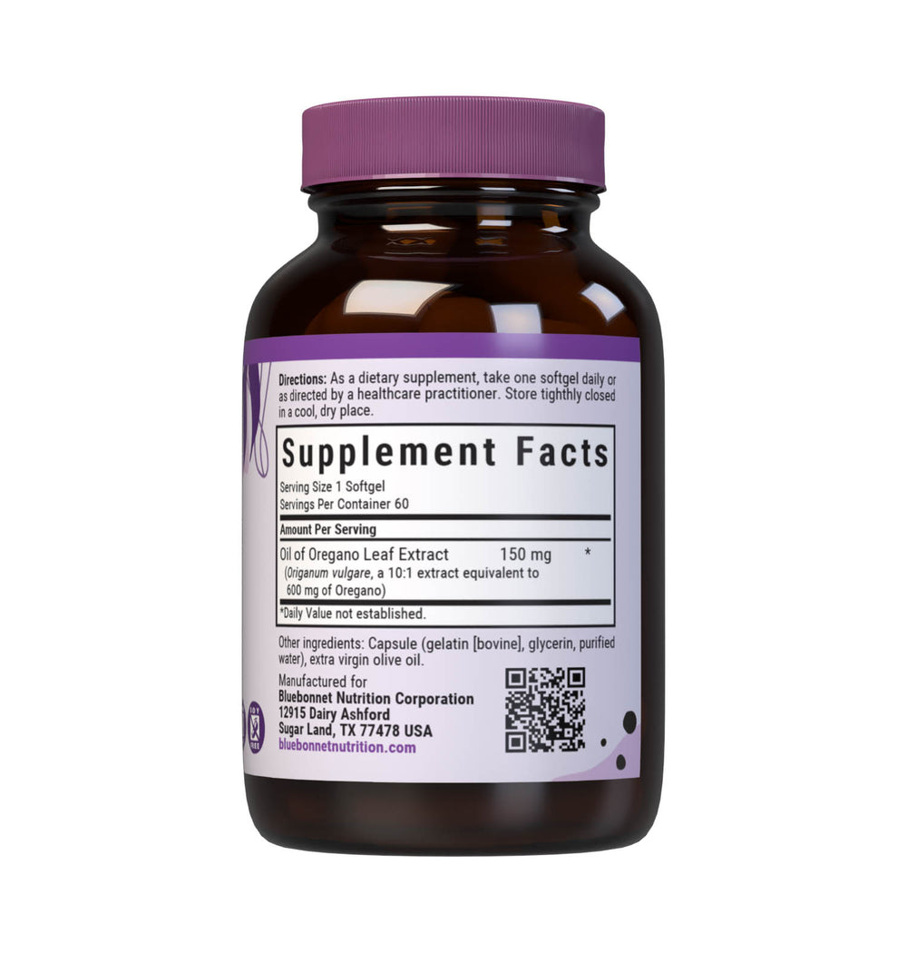 Bluebonnet Nutrition Oil of Oregano Leaf Extract 60 Softgels thumbnail 2