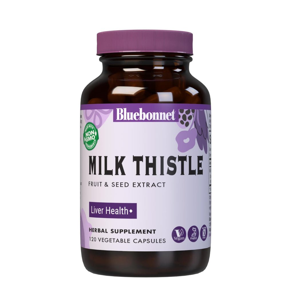 Bluebonnet Nutrition Milk Thistle Fruit &amp; Seed Extract 60 Caps thumbnail 2