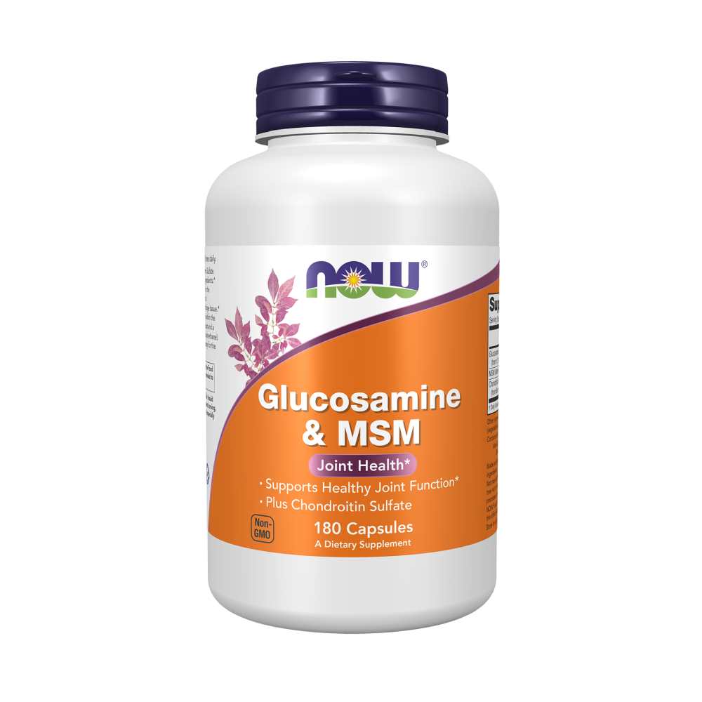 Now Foods Glucosamine &amp; Msm with Chondroitin – Joint Health Support – 60 Capsules thumbnail 2