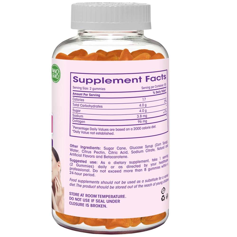 Flamingo Collagen Gummies – Hair, Skin &amp; Nail Support | 100 Tropical Flavored Gummies thumbnail 2