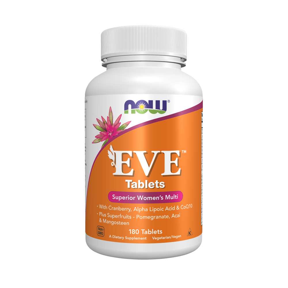 Now Foods Eve™ Women’s Multi – with Alpha Lipoic Acid, Pomegranate &amp; Acai – 90 Tablets thumbnail 2