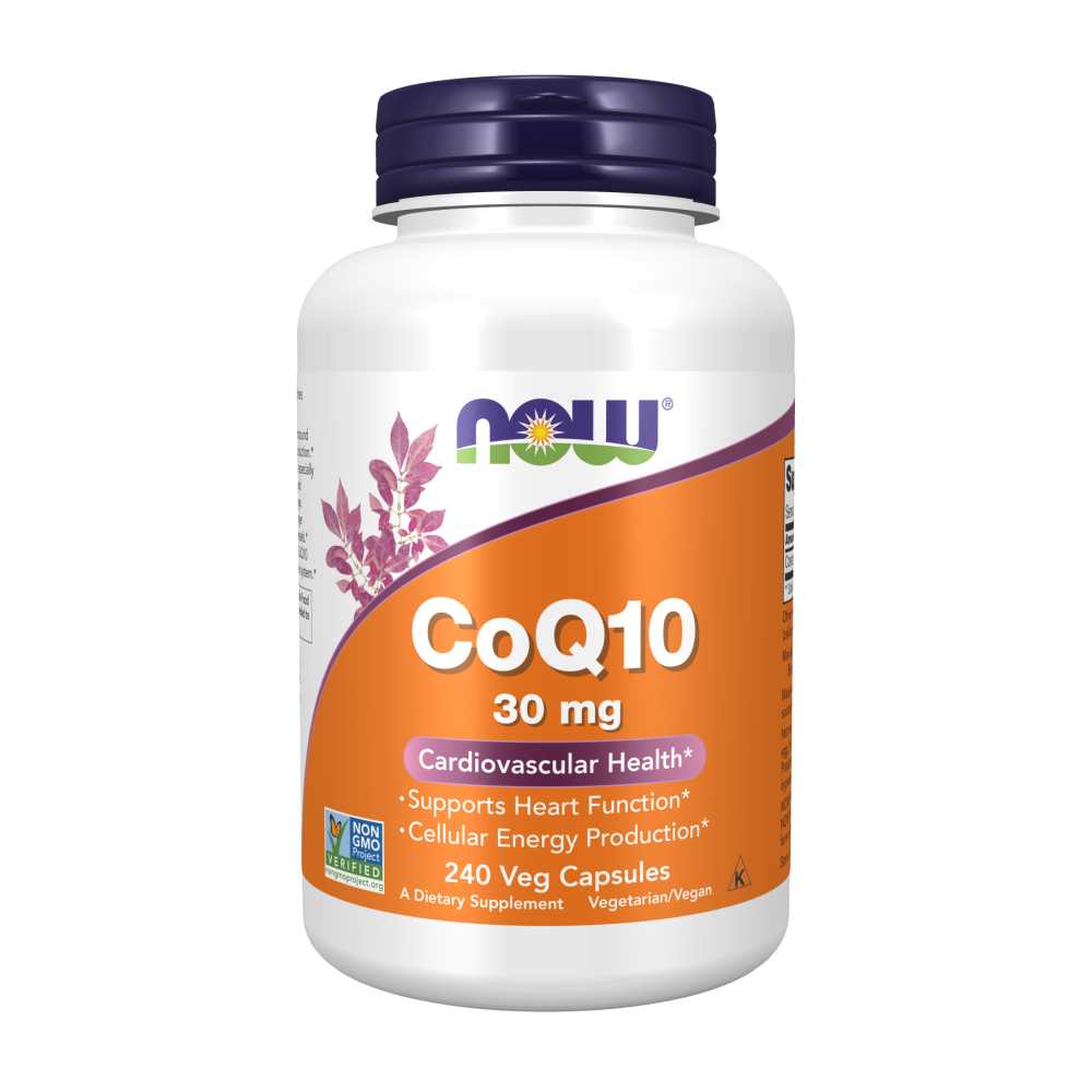 Now Foods Co Q10 30 Mg – Cardiovascular Health &amp; Energy Support – 60 Veg Capsules thumbnail 3