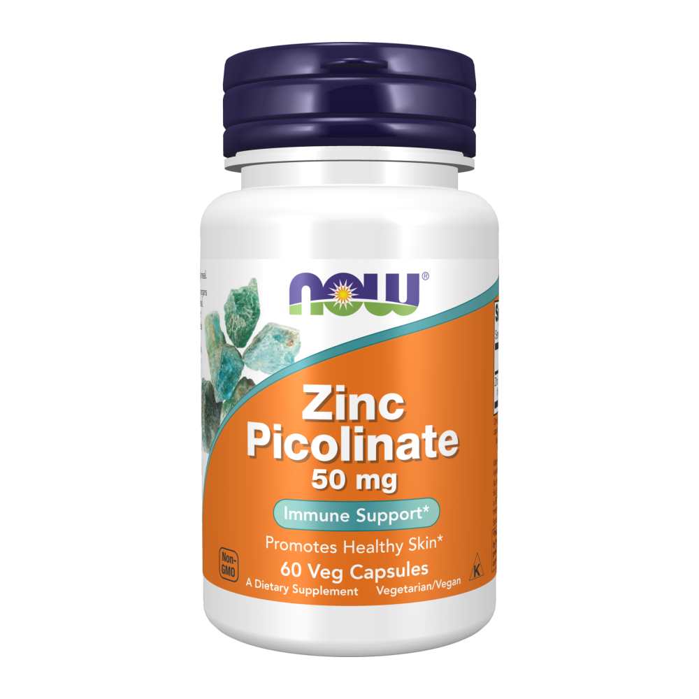 Now Foods Zinc Picolinate 50 Mg – Immune &amp; Skin Health thumbnail 2