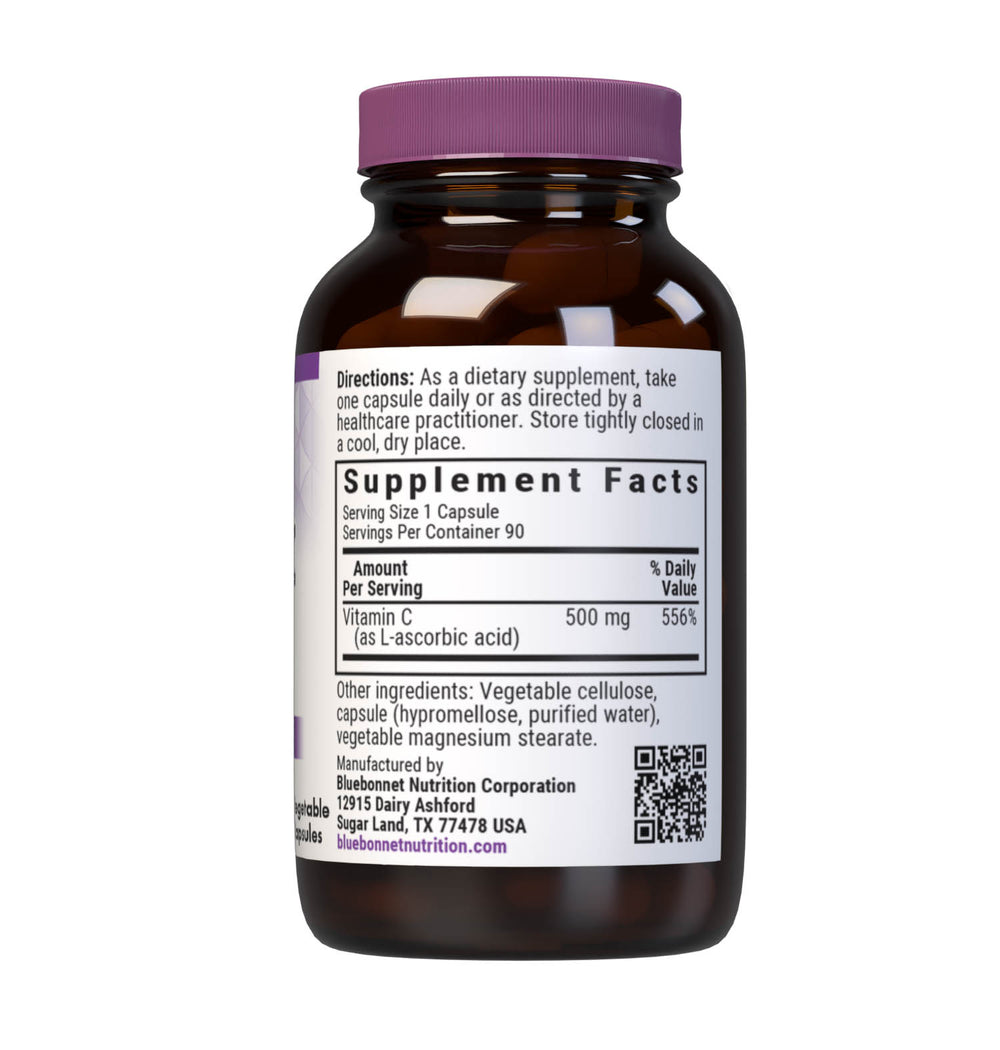 Bluebonnet Nutrition Vitamin C 500 Mg 90 Caps thumbnail 2