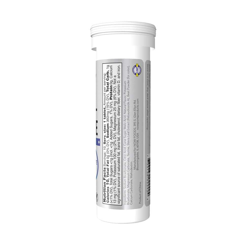 Now Sports Effer-Hydrate Effervescent Mixed Berry – Electrolyte Replenishment Tablets – Stay Hydrated &amp; Energized – 10 Tablets thumbnail 2