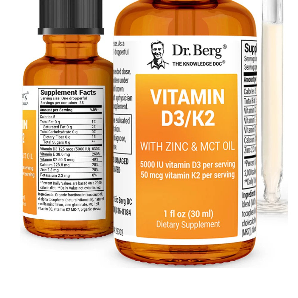 Dr. Berg Ultimate D3 &amp; K2 Health Boost Bundle – 50% OFF thumbnail 5