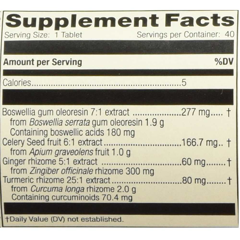 Medi Herb Boswellia Complex | 40 Tablets | Inflammation &amp; Joint Health thumbnail 2