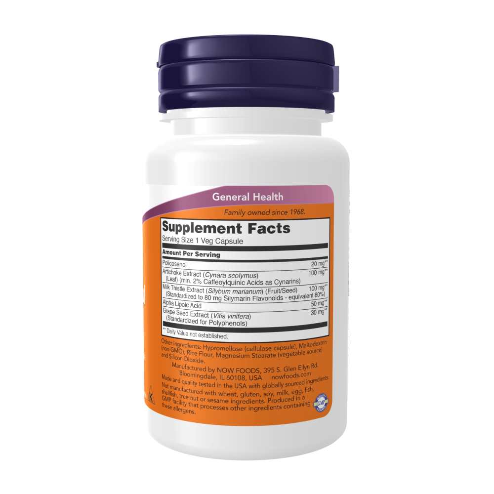 Now Foods Policosanol 20 Mg Double Strength – 90 Veg Capsules thumbnail 2