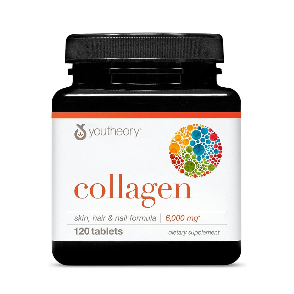 Youtheory Collagen – Skin, Hair &amp; Nail Formula 6000mg with Vitamin C, 290 Tablets thumbnail 2
