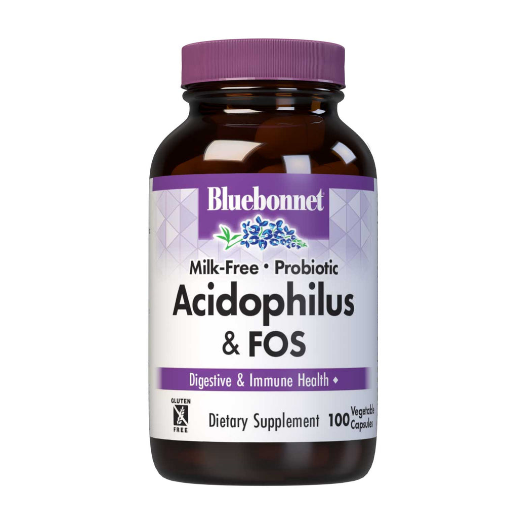Bluebonnet Nutrition Milk-Free Probiotic Acidophilus &amp; Fos 50 Caps thumbnail 2