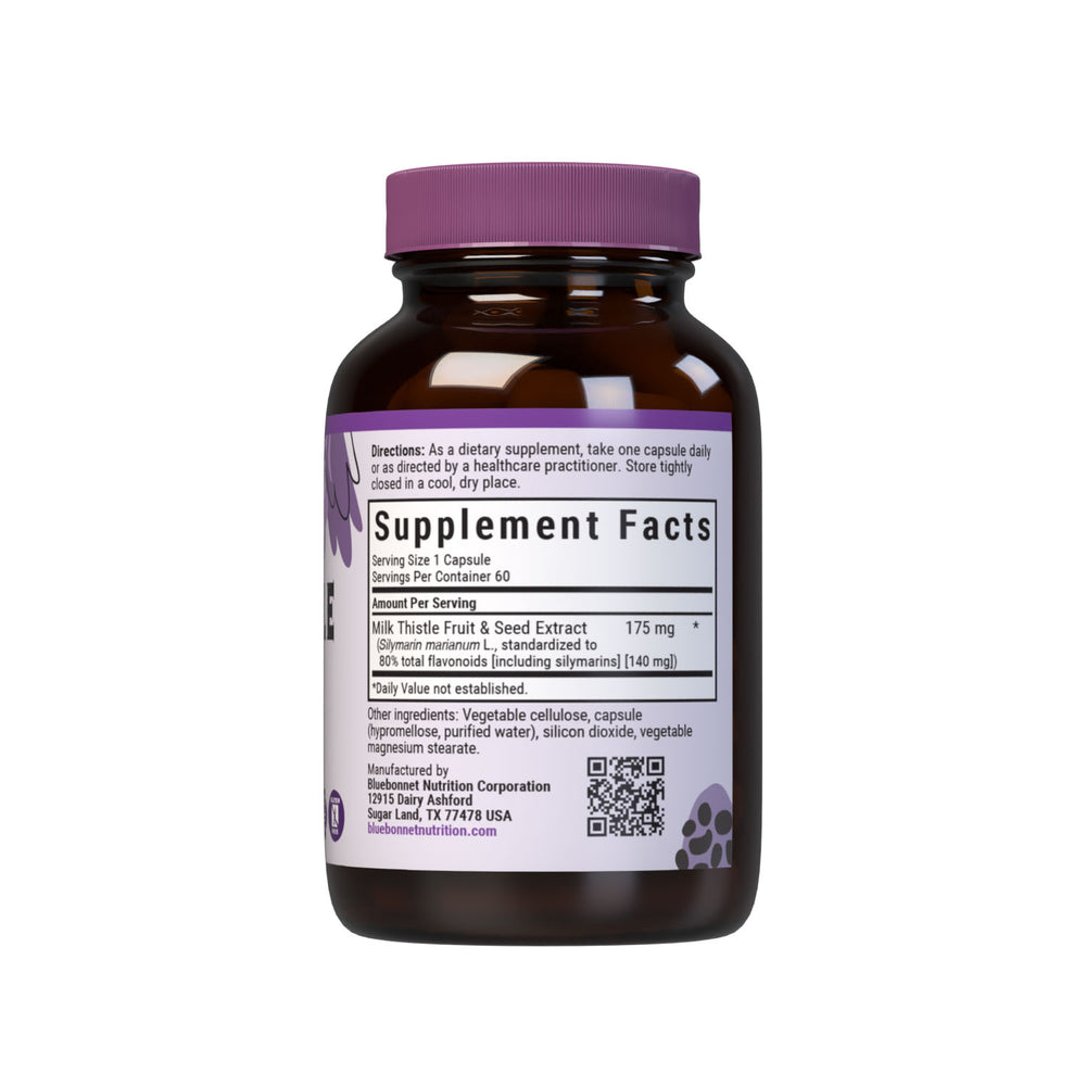 Bluebonnet Nutrition Milk Thistle Fruit &amp; Seed Extract 60 Caps thumbnail 3