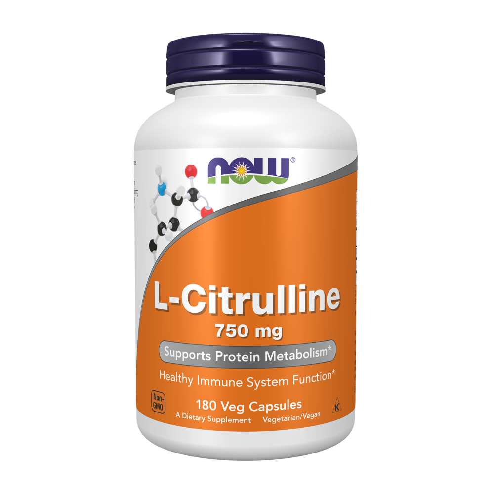 Now Foods L-Citrulline 750mg – Protein Metabolism &amp; Immune Support – 90 Veg Capsules thumbnail 2