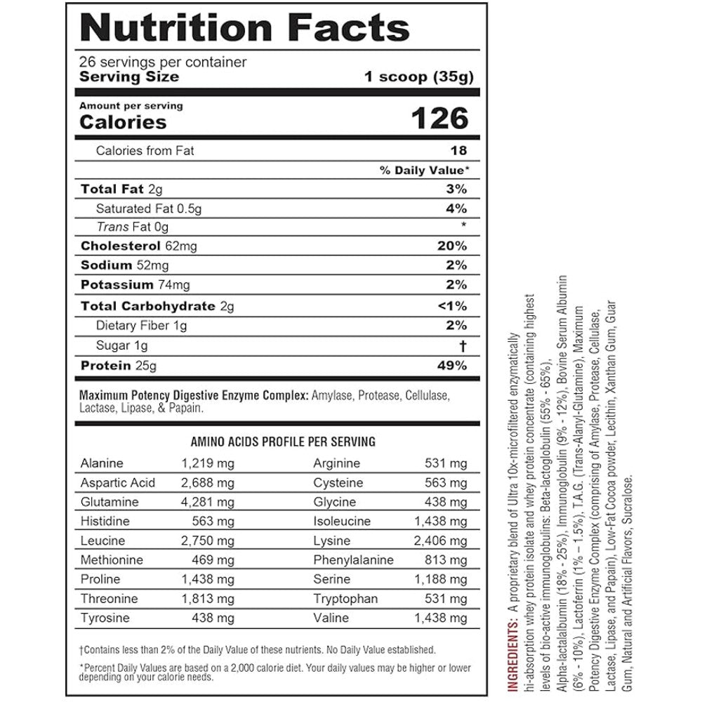 Protizyme by Metabolic Nutrition – Chocolate Cake Protein for Cravings &amp; Muscle Support thumbnail 2