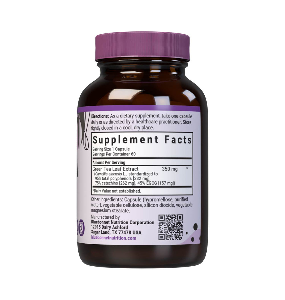 Bluebonnet Nutrition Egcg Green Tea Leaf Extract 60 Caps thumbnail 2