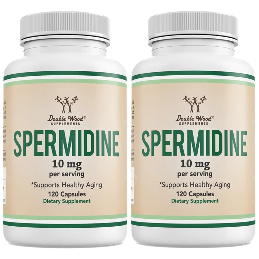 Double Wood® Spermidine 10mg – Cellular Health &amp; Longevity Support thumbnail 4