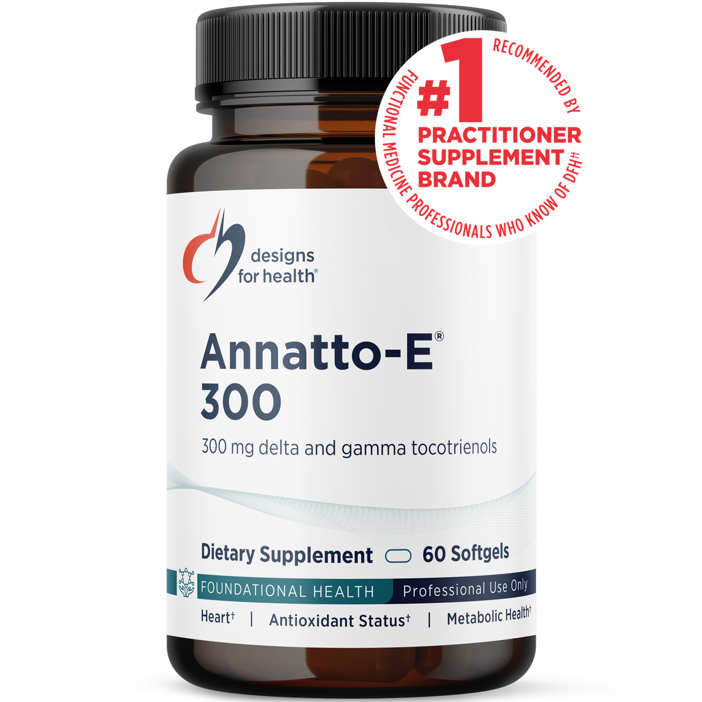 Designs for Health Annatto-E® 300 30 Softgels thumbnail 2