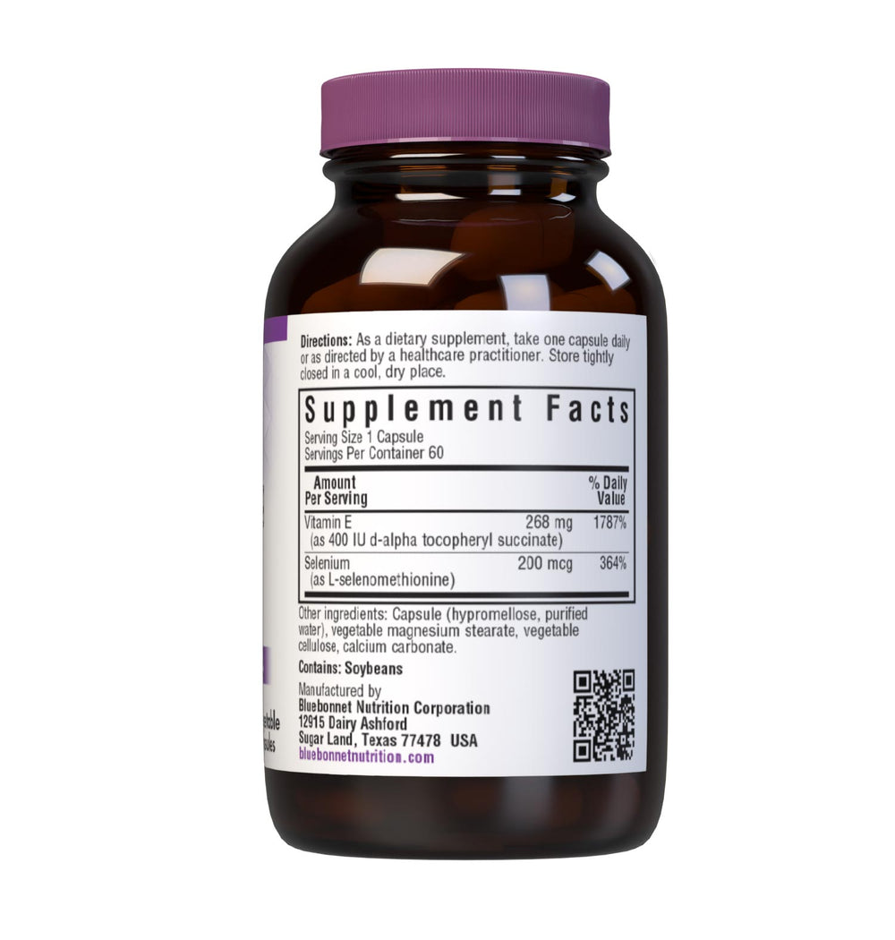 Bluebonnet Nutrition Dry E-400 Iu &amp; Selenium 60 Caps thumbnail 3