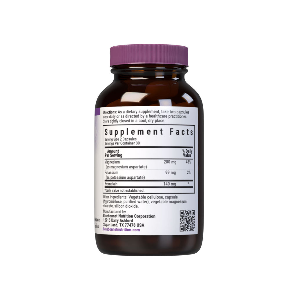 Bluebonnet Nutrition Magnesium Potassium &amp; Bromelain 60 Caps thumbnail 2