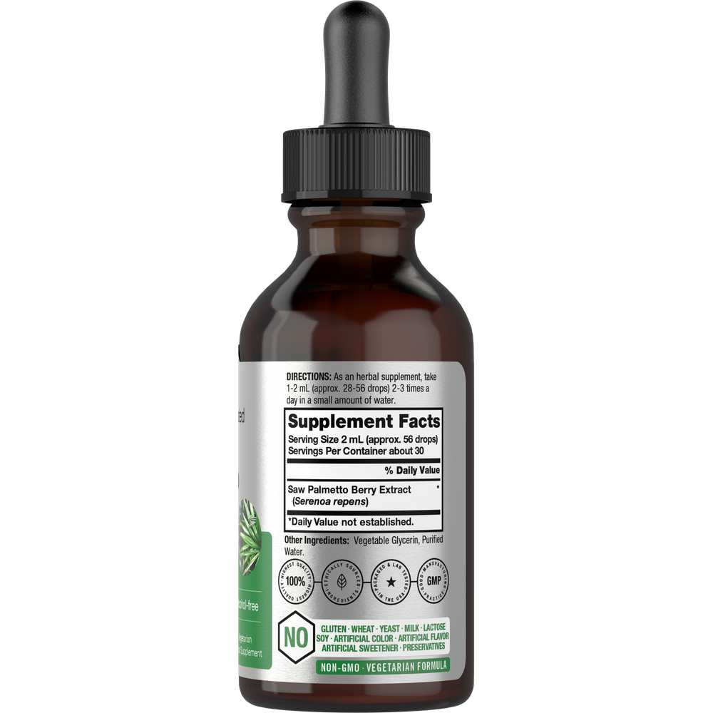 Horbäach Saw Palmetto Extract | 2oz Liquid thumbnail 2