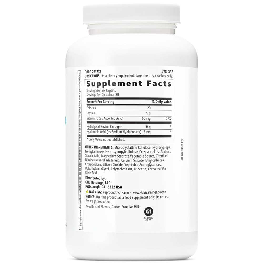 Gnc Women’s Collagen Supplement – 180 Caplets | Beauty Basics for Skin Repair &amp; Hydration thumbnail 2