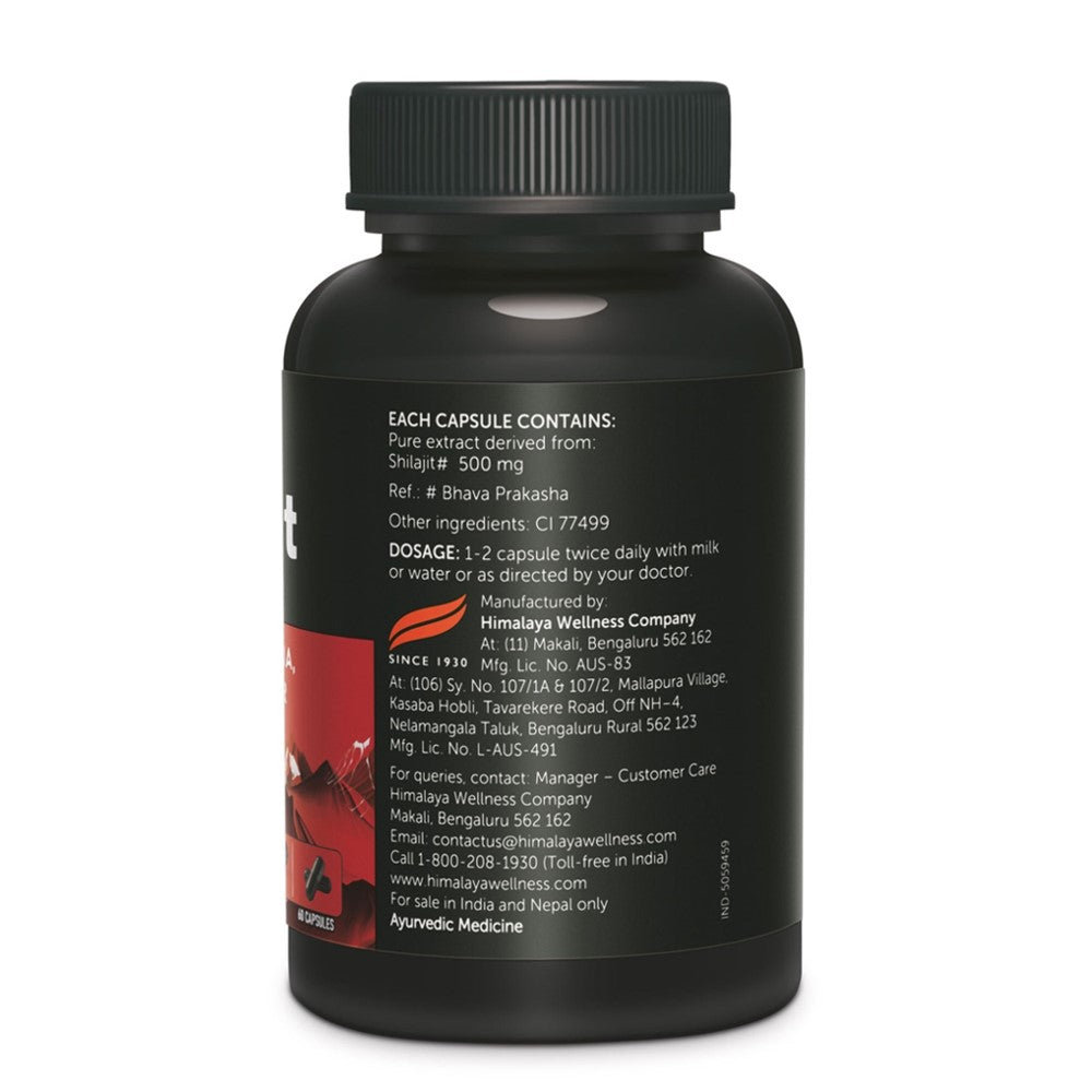 Himalaya Shilajit Capsules – 100% Pure Himalayan Shilajit | Enhances Stamina, Energy &amp; Power | 60 Capsules thumbnail 2