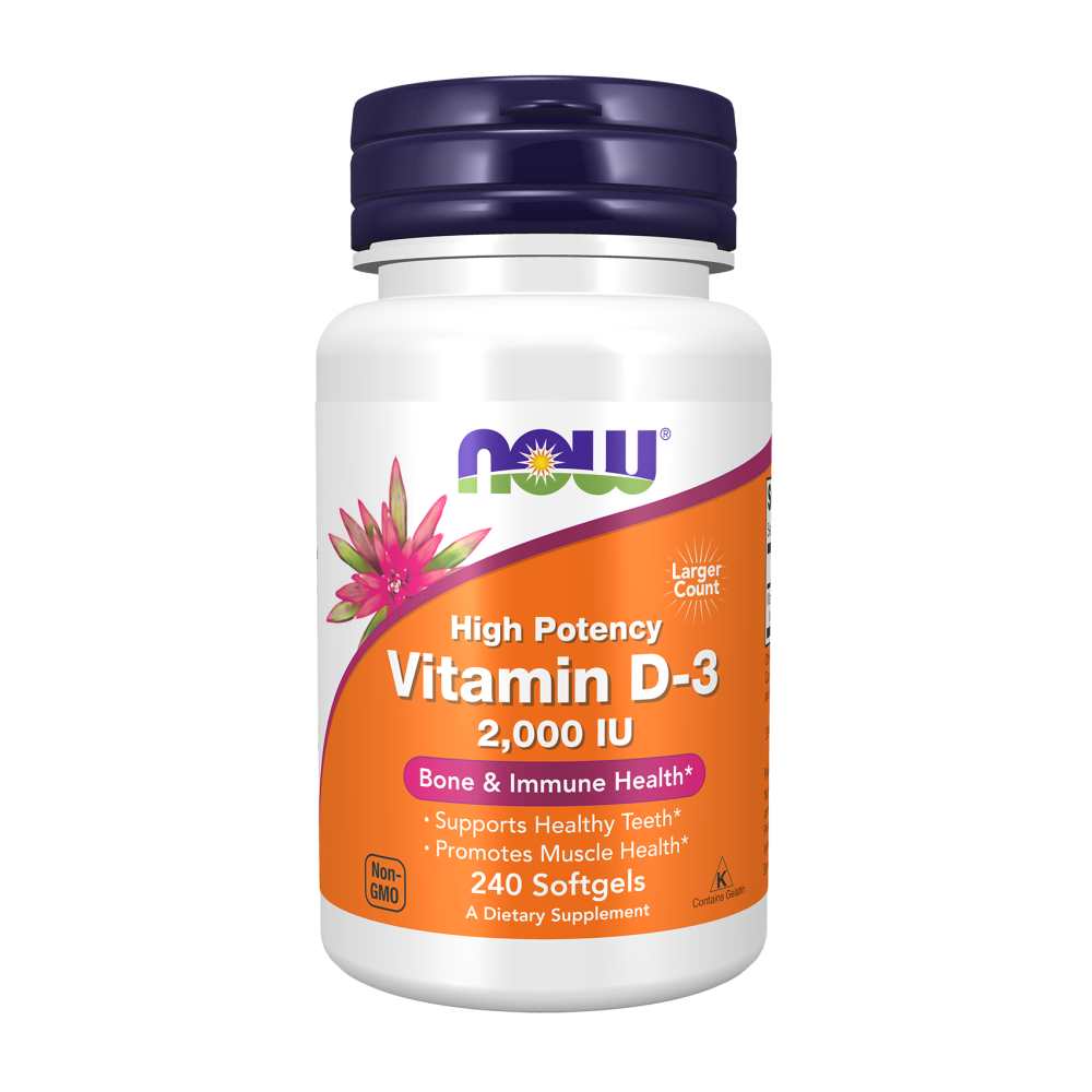 Now Foods Vitamin D-3 2000 Iu – Bone &amp; Immune Health – 30 Softgels thumbnail 4