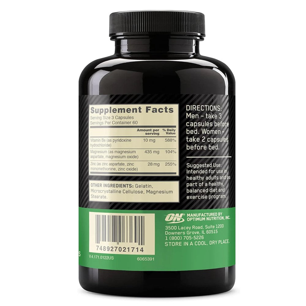 Zinc &amp; Magnesium Supplement for Optimum Nutrition, Recovery &amp; Endurance thumbnail 2