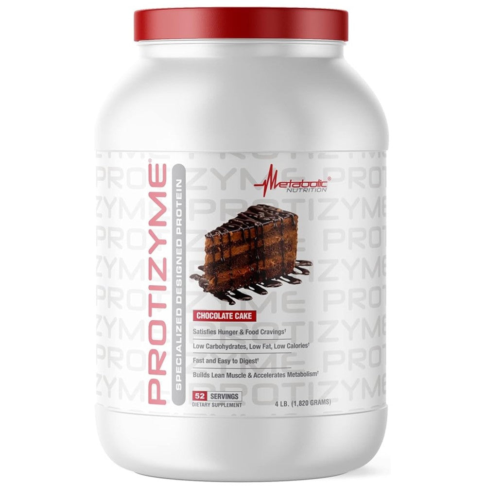 Protizyme by Metabolic Nutrition – Chocolate Cake Protein for Cravings &amp; Muscle Support thumbnail 3
