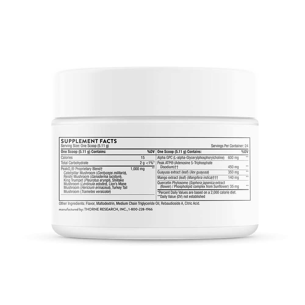 Thorne Pre-Workout Elite – Citrus Berry Energy &amp; Performance Boost thumbnail 2