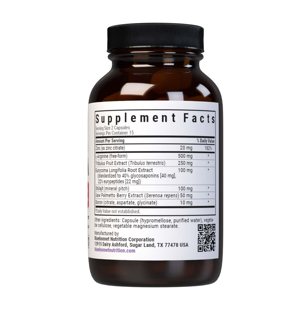 Bluebonnet Nutrition Intimate Essentials for Him Testosterone &amp; Libido Boost 30 Caps thumbnail 3