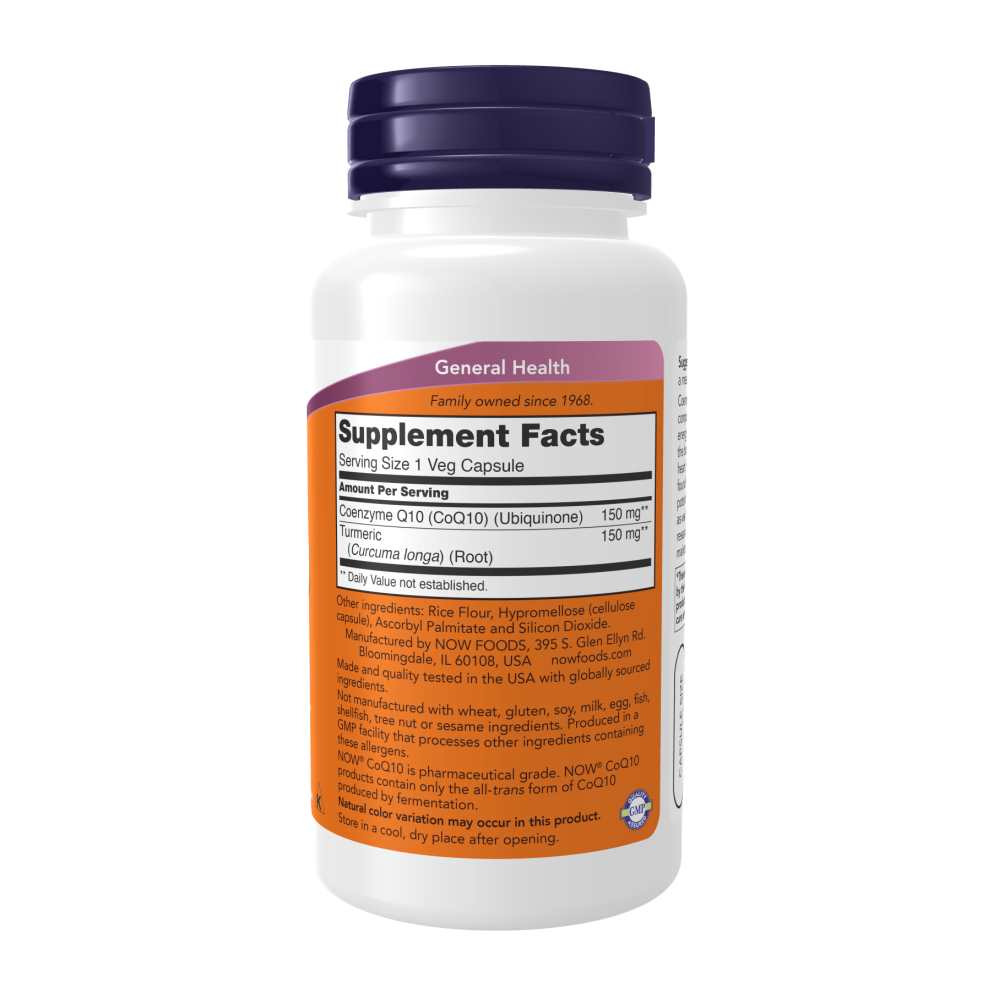 Now Foods Co Q10 150 Mg – Cardiovascular &amp; Heart Health Support – 100 Veg Capsules thumbnail 2
