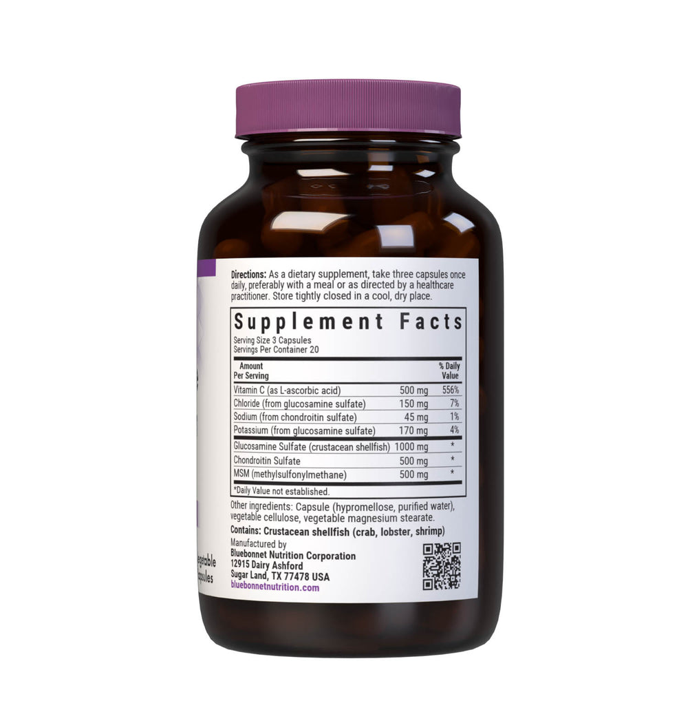 Bluebonnet Nutrition Glucosamine Chondroitin &amp; Msm 60 Caps thumbnail 3