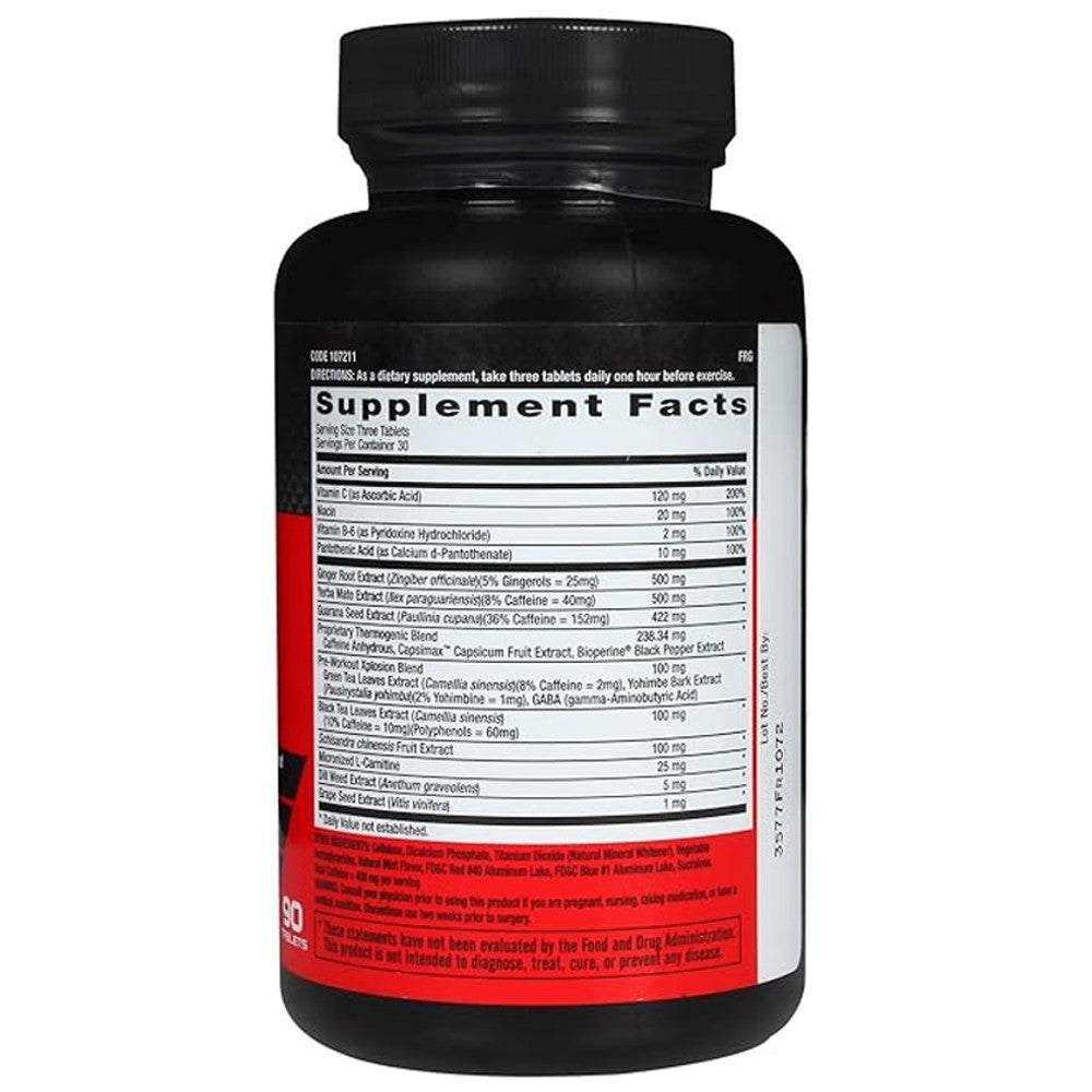 GNC Pro Performance Thermo Burst Hardcore – Extreme Energy &amp; Fat Burning thumbnail 2